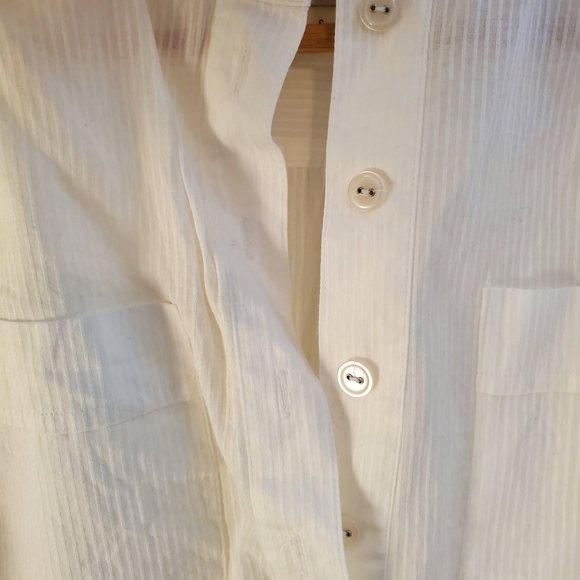 Anne Klein White semi-sheer blouse - Picture 4 of 5